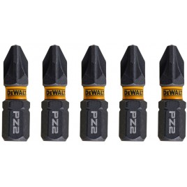 DeWALT DT7387T Końcówki wkrętarskie Pz2 x 25 mm, 5 szt. DeWALT DT7387T Końcówki wkrętarskie Pz2 x 25 mm, 5 szt.